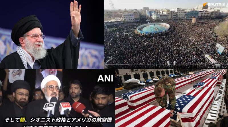 ハメネイ師「我々は”戦争”の開始者ではない。しかし、欲を抱き、攻撃し、危害を加えようとする者に対しては、イラン国民は強烈な一撃を見舞うであろう」