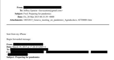 エプスタインとビル・ゲイツとの「パンデミック・シミュレーション」の議論
