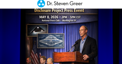 2026/5/8 スティーブン・グリア氏による「UFO情報公開2026：新たな内部告発者と証拠」ナショナル・プレス・クラブで発表