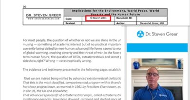 Dr. Steven Greer 2001年3月論文「機密エネルギー技術の開示がもたらす環境・経済・安全保障上の影響と平和利用に向けた提言」